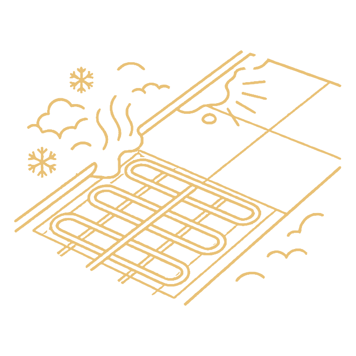 Heated driveways